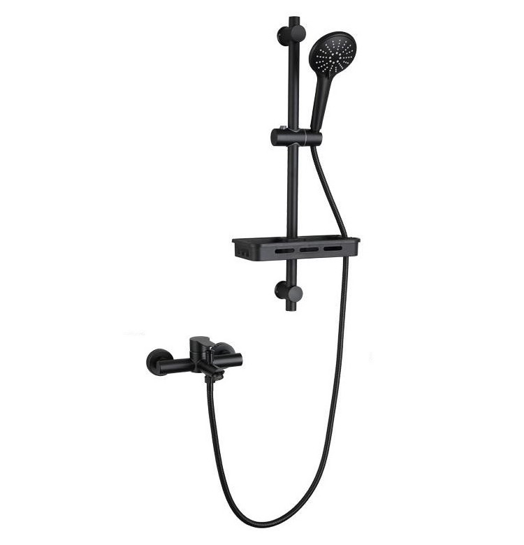 Modern design 304 Stainless Steel Matte Black Bath & Shower Faucets Set Bathtub Faucet Bathroom Shower Sets