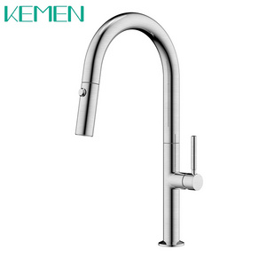 Kaiping Faucet Hot And Cold Water One Handle Flexible Mixer taps SS Pull Down Kitchen Faucet