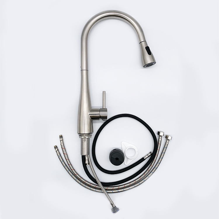 2022 Smart Touch Sensor Pull Down Kitchen Tap Touch Stainless Steel 304 Kitchen Faucet