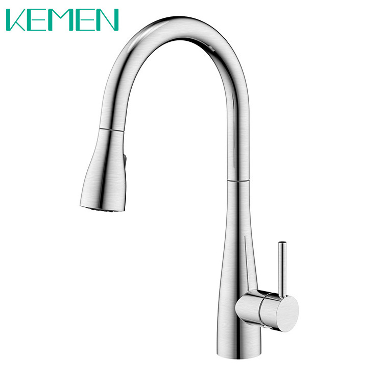 Professional  American Standard 304 Stainless Steel 316 Kitchen Faucet Pull Down Sprayer Lead-free Kitchen tap