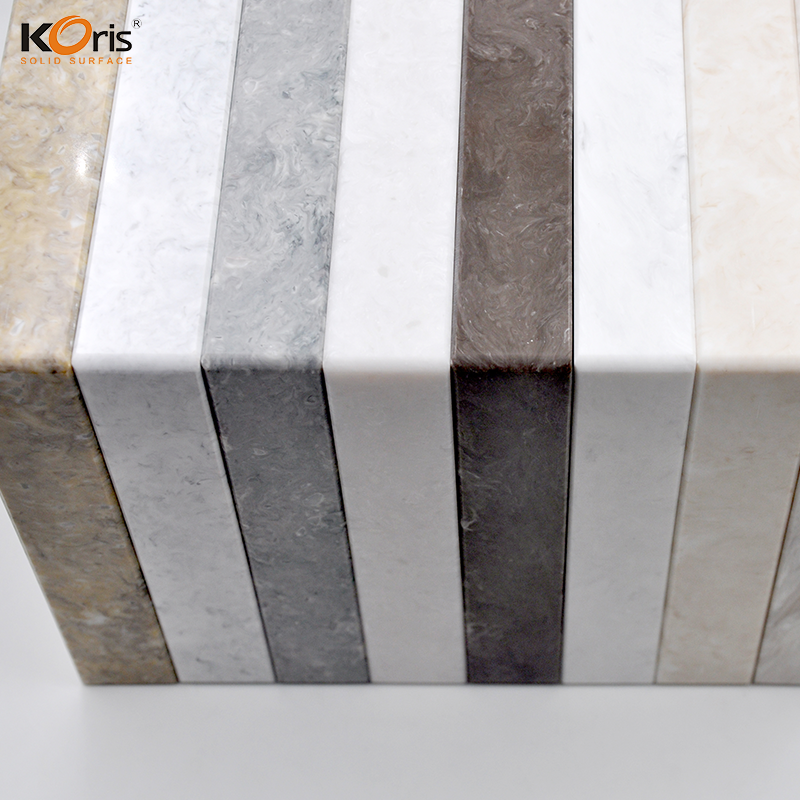 Koris wholesales hotel shower wall panel, artificial stone acrylic solid surface