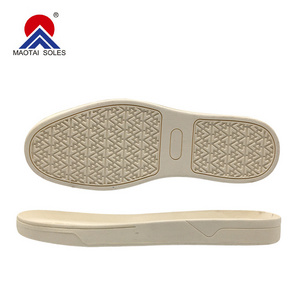 OEM Service Durable Design Flat Synthetic Rubber Shoe Sole For Women Footwear