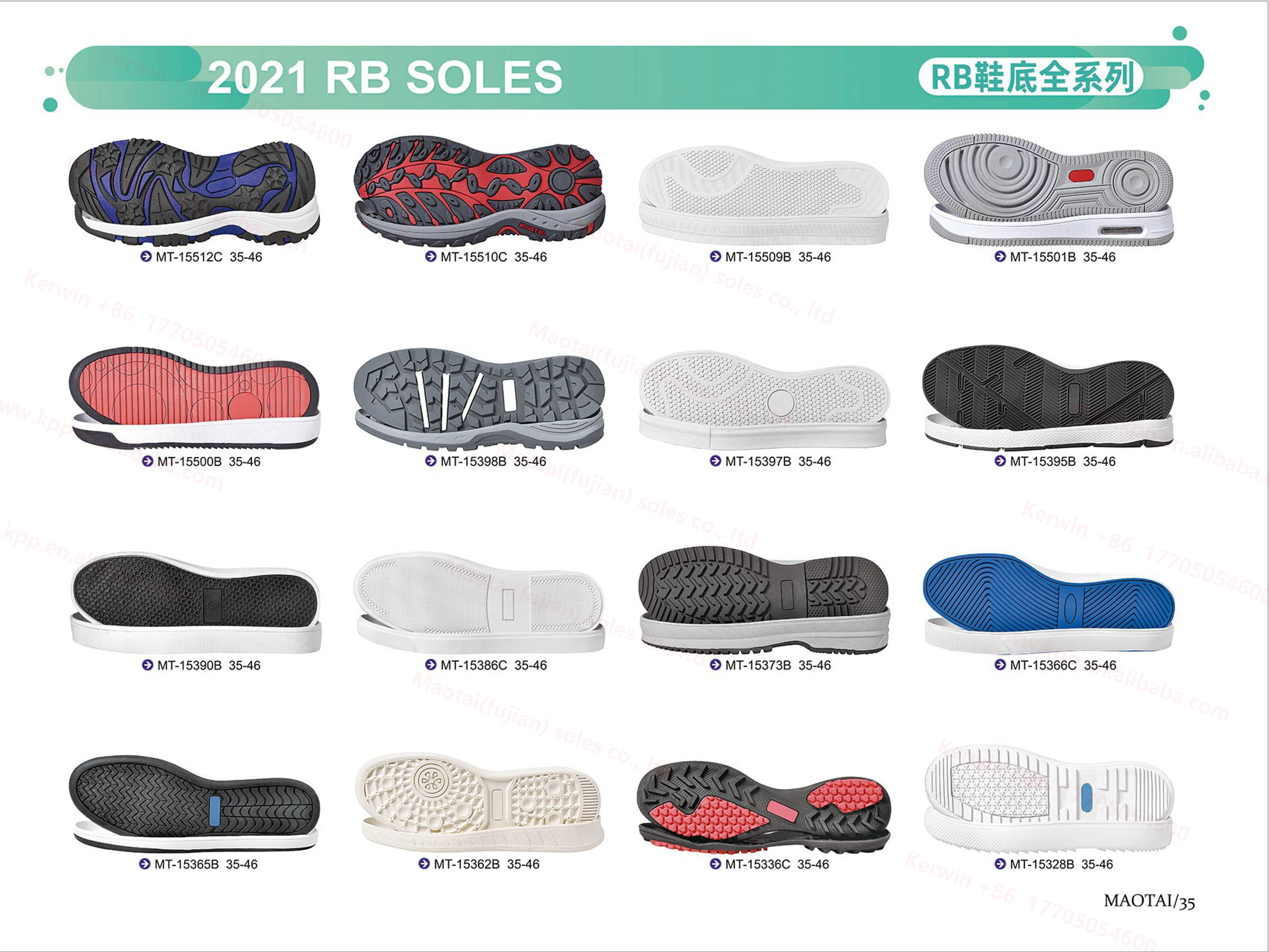 Shoes Sole Manufacturers OEM Accept White Rubber Outsole