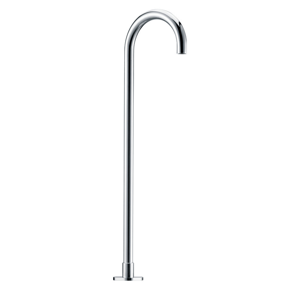 Floor Mounted Freestanding Bathroom Shower Bath Tube Brass Bending Water Spout Bathtub Faucet