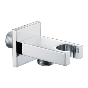 With Hose Connector Chrome Brass Bathroom Accessory Holder Hand Shower Bracket For Head Arm