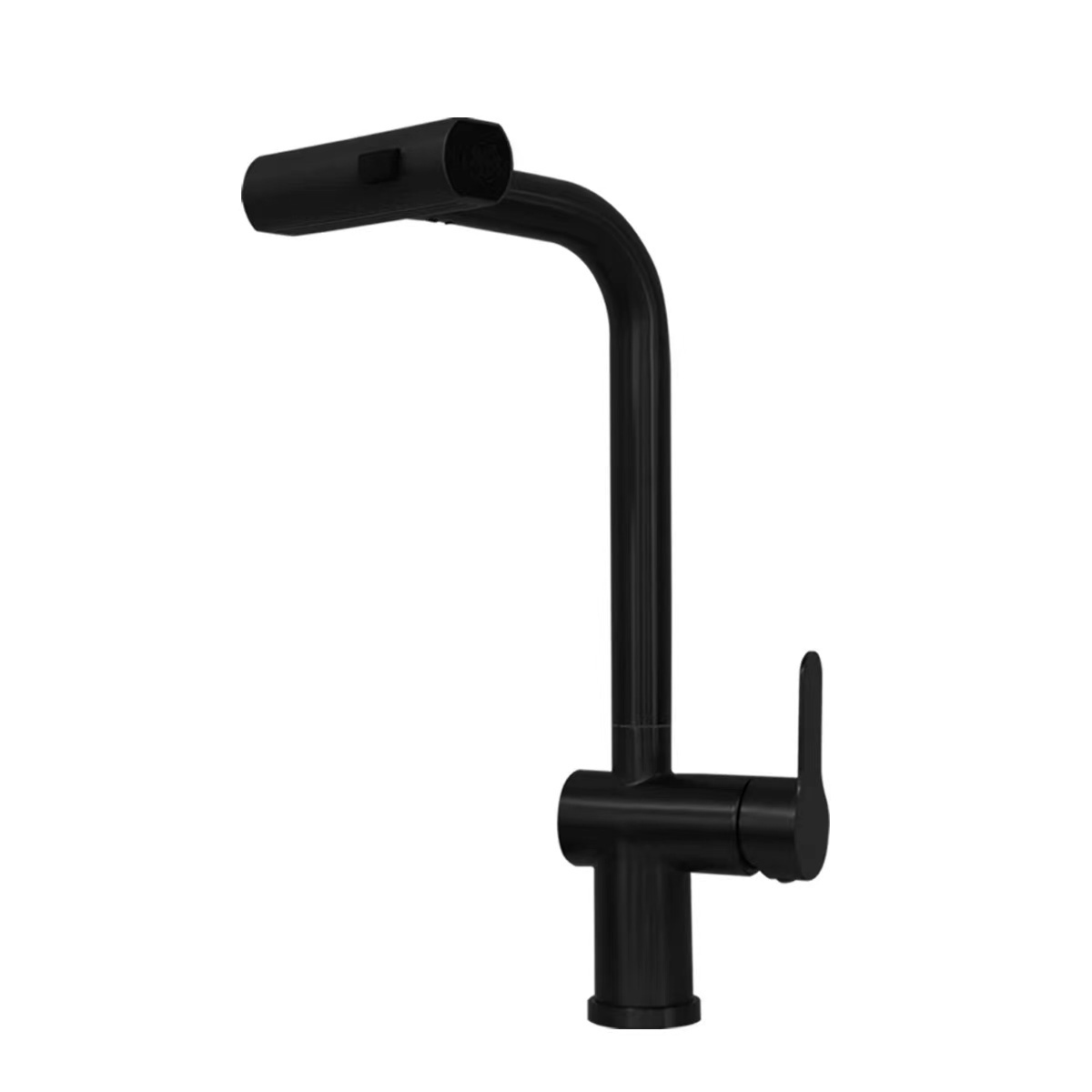 New Model SUS 304 Pull Out Waterfall Kitchen Faucets with Pull Down Sprayer Modern Contemporary Ceramic Hotel ODM & OEM Brushed