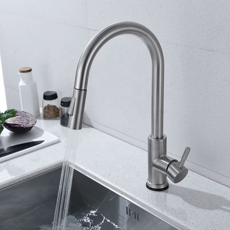 High Quality Smart Kitchen Tap Kitchen Faucet Sensor Touch Kitchen Faucet 360 Degree Rotatable Pull Down Modern Contemporary