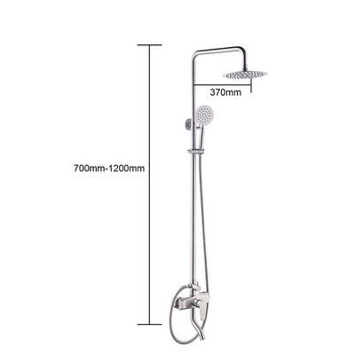 Popular Wall Mounted Bath and Shower Faucets Mixer Shower Faucet Sets Outdoor Bathroom Shower Taps