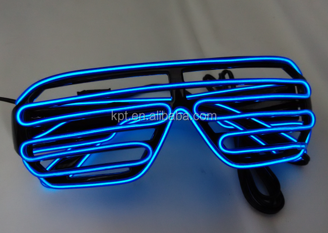 EL Light up party/rave party/event flashing neon glasses,carnival glow glasses,stage play glowing glasses