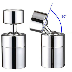 Brass degree rotating sink faucet aerator rotatable foaming kitchen bathroom faucet extender