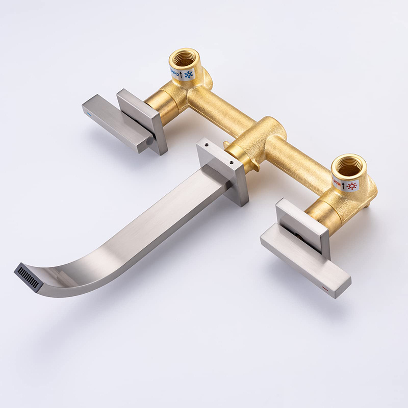 Kaiping Brass Wall Mount Waterfall Square 8