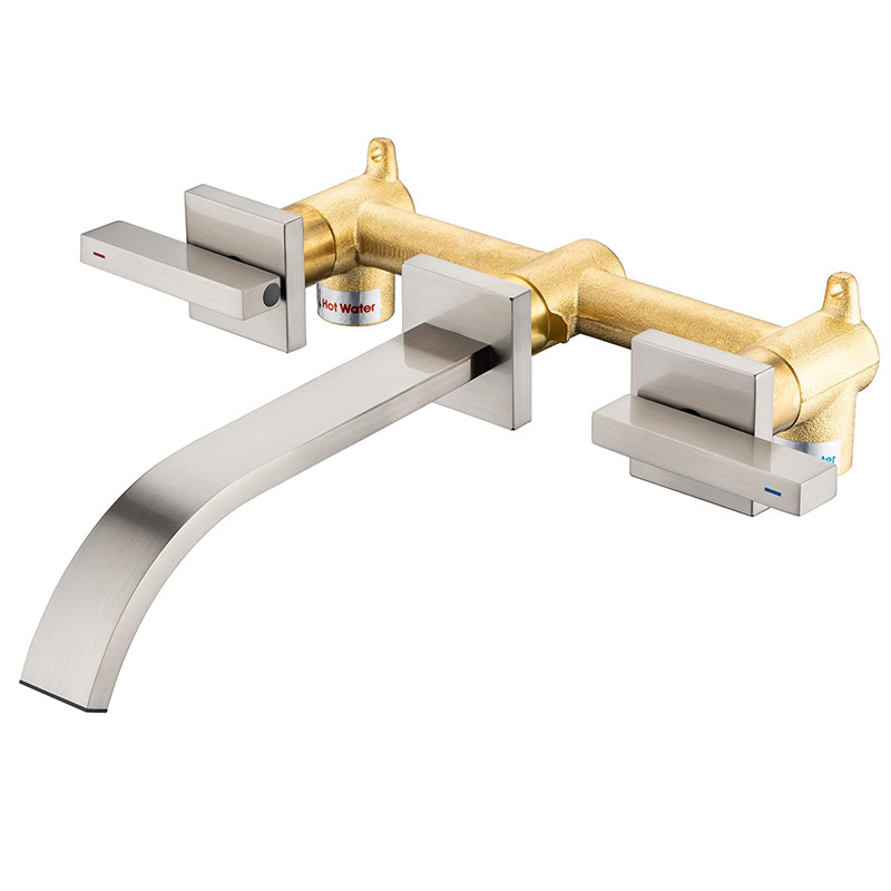 Kaiping Brass Wall Mount Waterfall Square 8