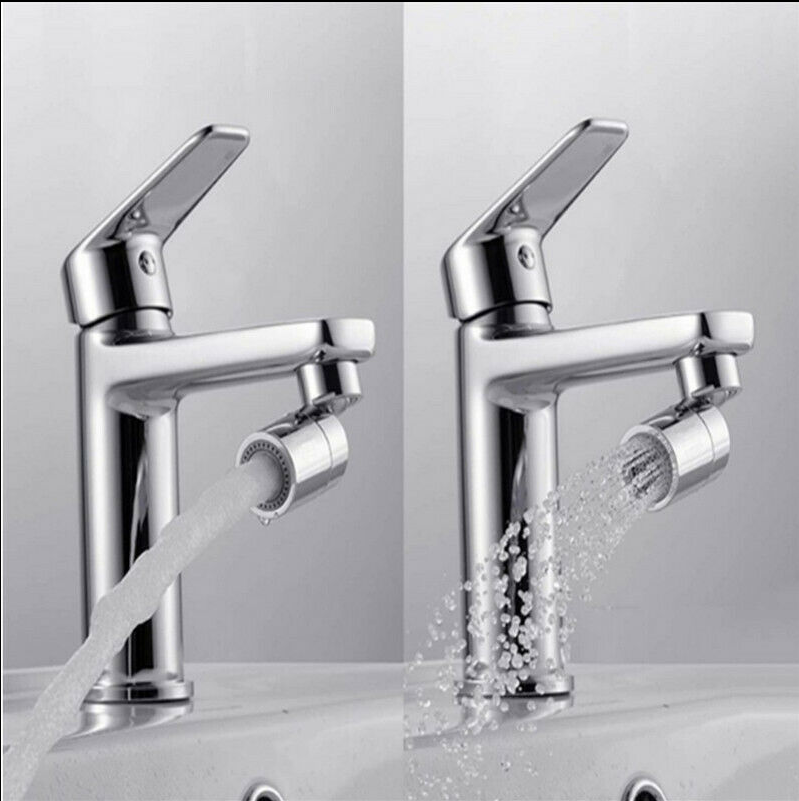 Brass degree rotating sink faucet aerator rotatable foaming kitchen bathroom faucet extender