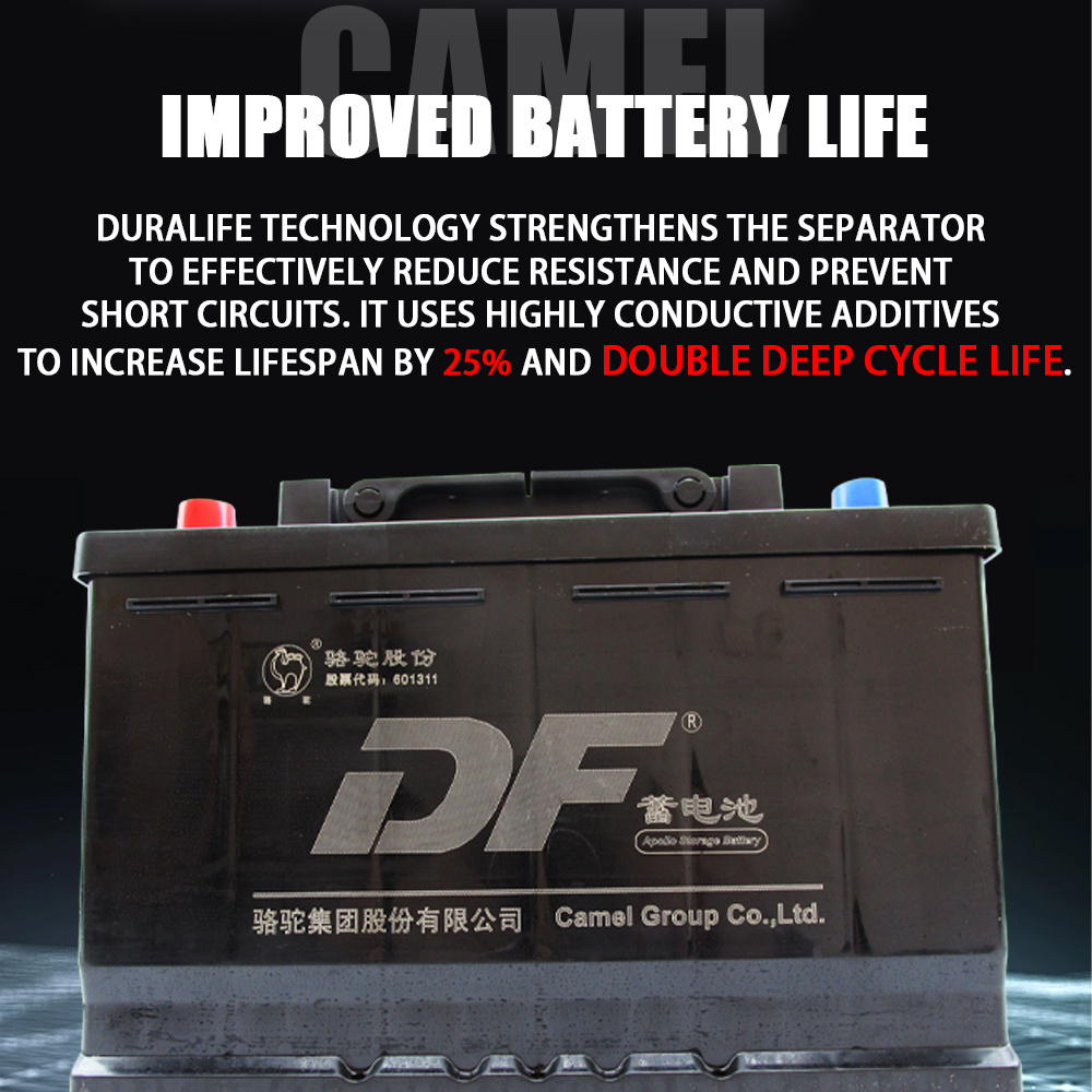 High quality durable custom wholesale quality guarantee car Automotive lead-acid batteries 75ah car battery