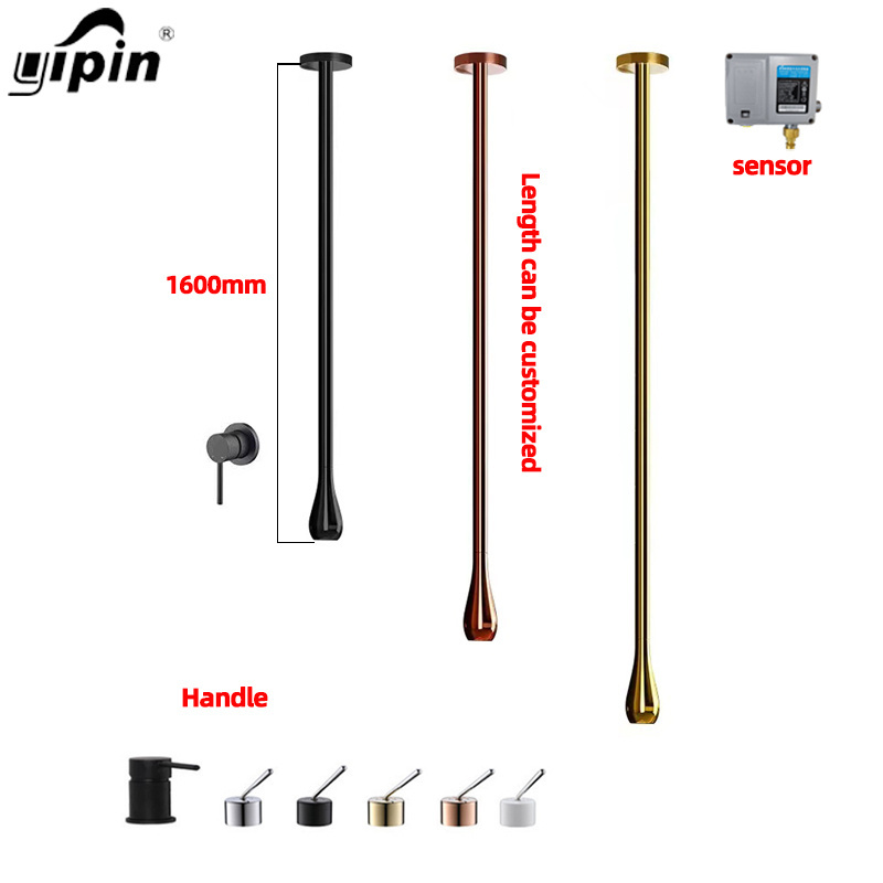 Hot sale wall mounted single handle zinc long neck tap basin tap bathroom sink faucets ceiling mounted faucet for wash basin