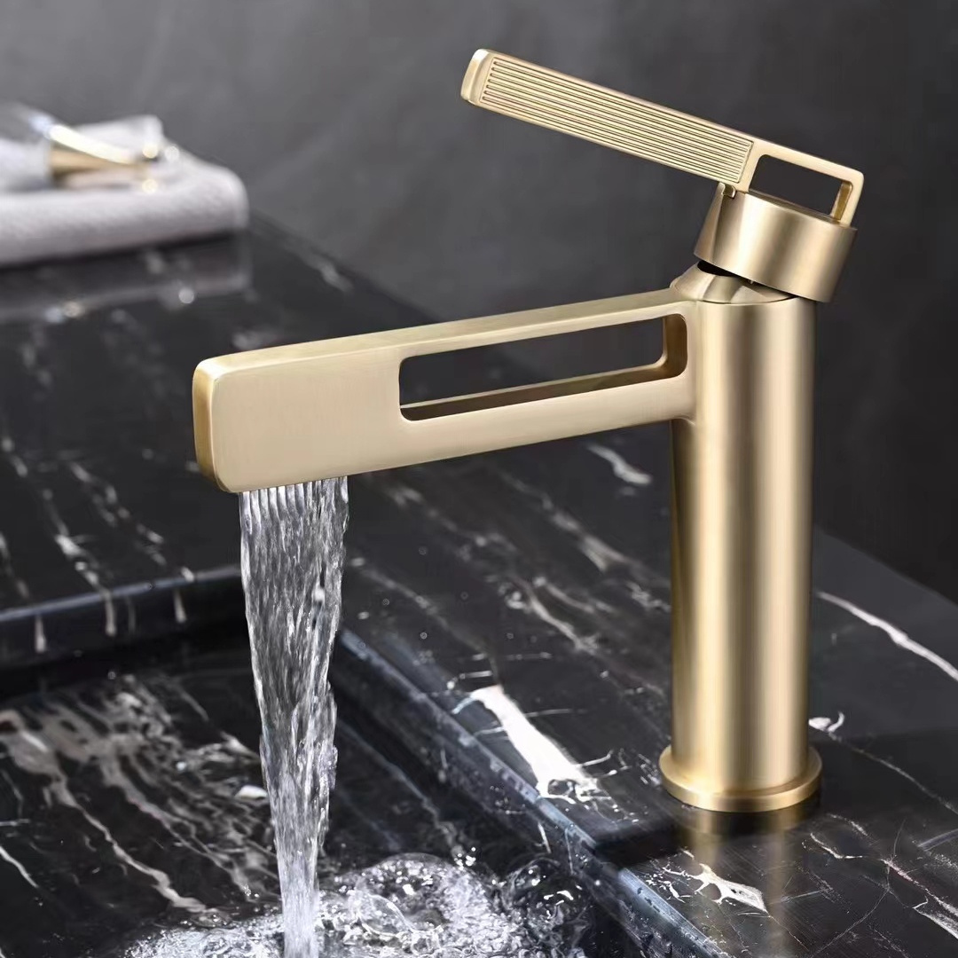 sink basin mixer faucet for kitchen bathroom new modern idea faucet mixer basin gold water fall bathroom basin faucet