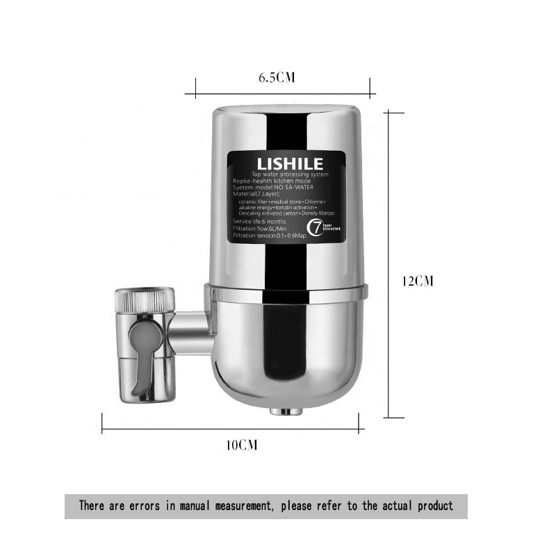 Home Use Universal tap Water  filter  Active Carbon filter Kitchen and Bathroom Sink Faucet Mount Water Purifier  de agua