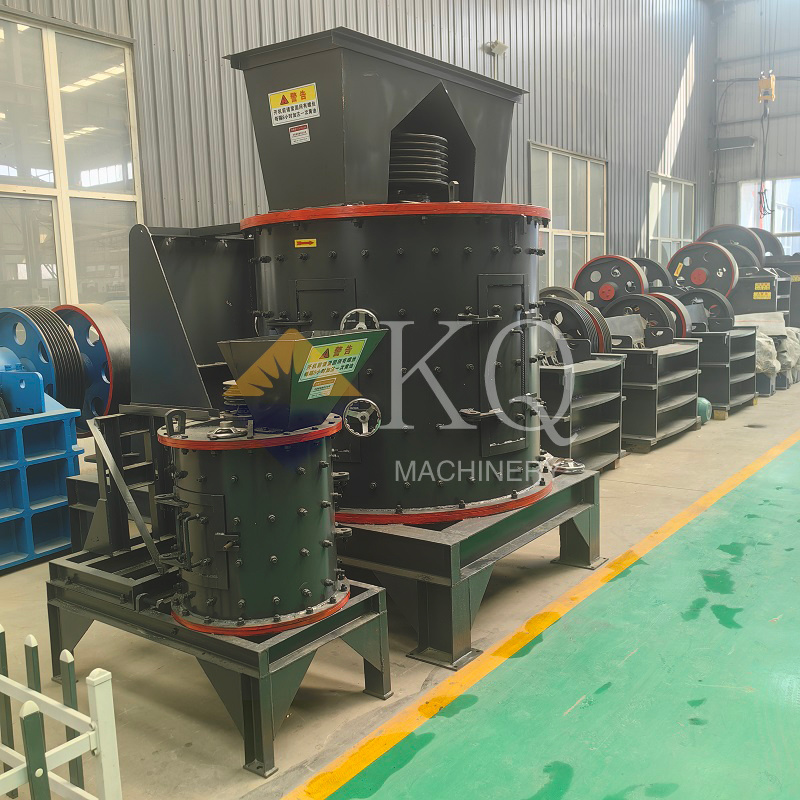 High efficiency Vertical Shaft Impact Crusher Mobile Limestone sand making machine stone crusher plant