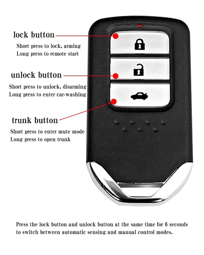 Dropshipping PKE Keyless Entry Car Alarms Remote Trunk Release remote engine start touch password keypad push button start