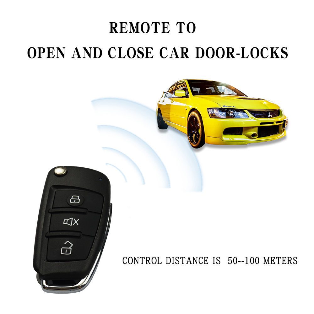 DropShipping Remote Control Two Ways Car Alarms Remote central door locking unlocking vehicle keyless entry system kit