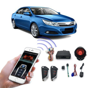 One way octopus car alarm system alarms with smart phone APP control Trunk Release System