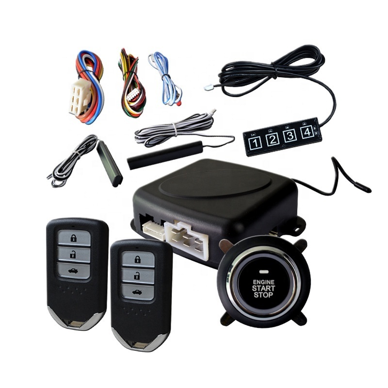 Dropshipping PKE Keyless Entry Car Alarms Remote Trunk Release remote engine start touch password keypad push button start