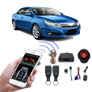 One way octopus car alarm system BT alarms with smart phone APP control Trunk Release