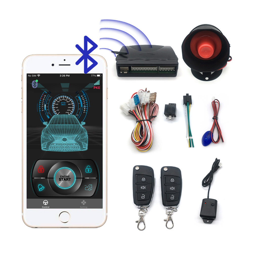 car alarm system car security alarm smart phone APP control