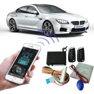 Universal Car Remote Central Kit Door Lock Locking Alarm Keyless Entry System Mobile Phone App Control