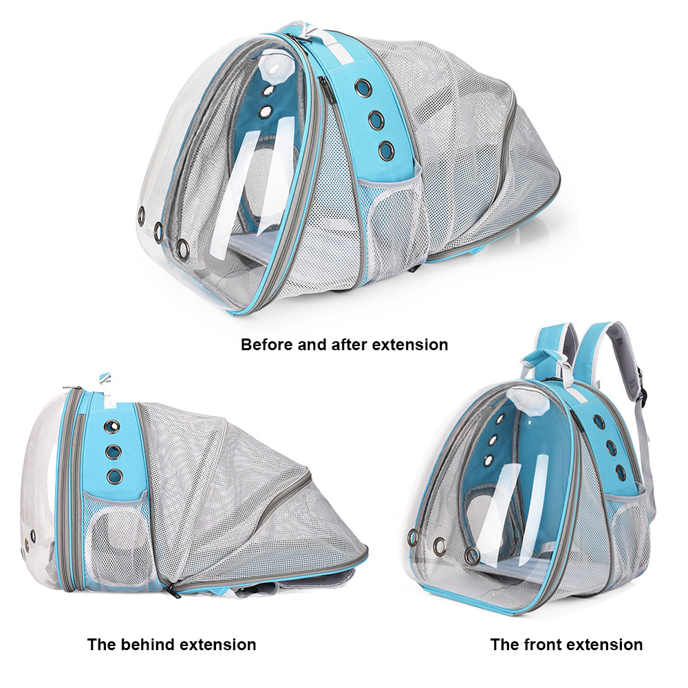 Expandable Cat Backpack Carrier Expandable Capsule Pet Carrier for Dogs Transparent Clear Bubble Pet Carrying