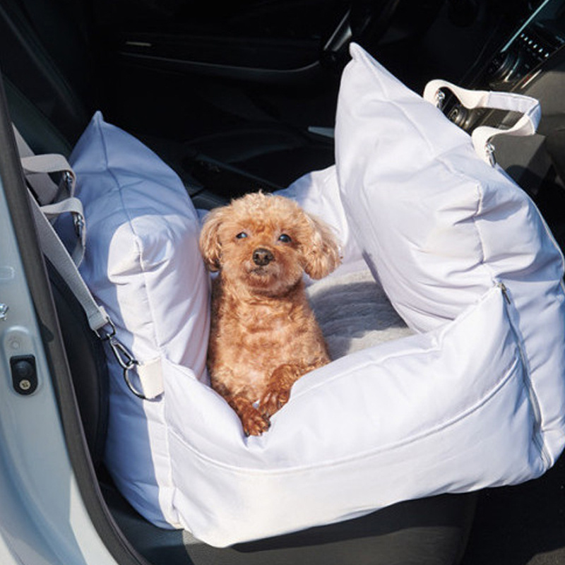 Multifunction Waterproof cover dog Car Seat With Safe Belt And Dog Leash pet booster Travel Beds Dog Products