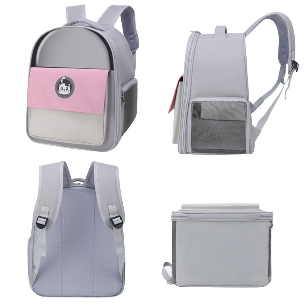 popular cat bag pet backpack go out portable clear space capsule pet bag go out cat supplies breathable backpack