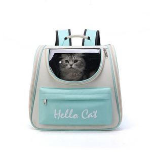 Custom Airline Approved Portable Foldable space capsule bubble transparent breathable cat dog bag travel pet carrier backpack