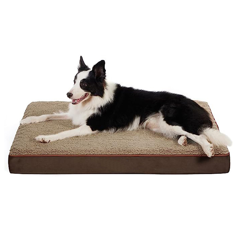 Luxury Waterproof removable and machine washable cover Beds  Large Elevated Orthopedic egg Foam Dog Bed Mat Cat Pet Dogs Sofa