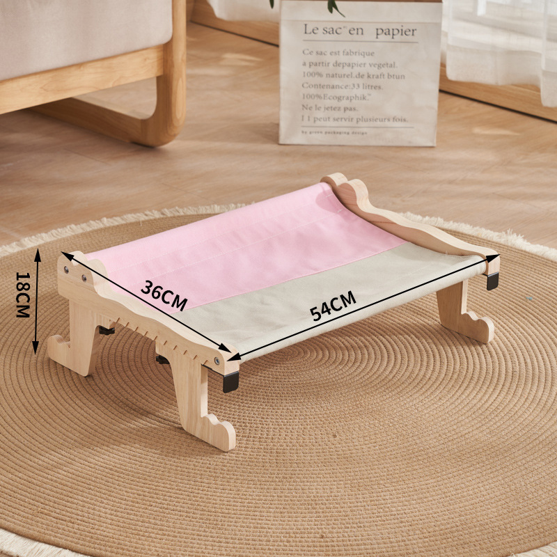 Comfortable cat hanging bed hammock perch wooden cat bed hammock window  cat hanging bed for indoor