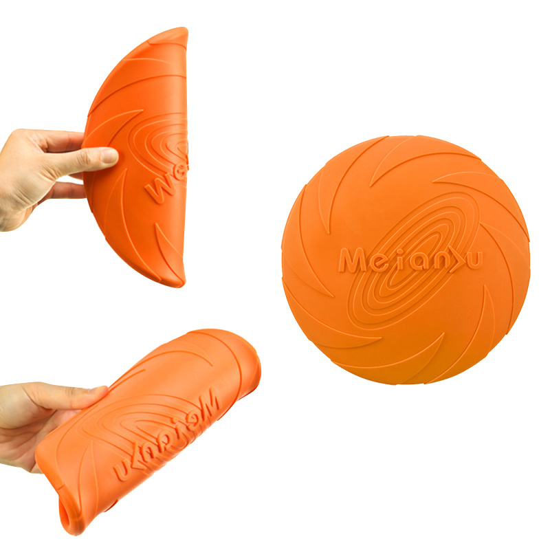 Custom Pet Pull Ring Bite Resistant Floating Water Dog Toy Training Flying Rings Flying Disc