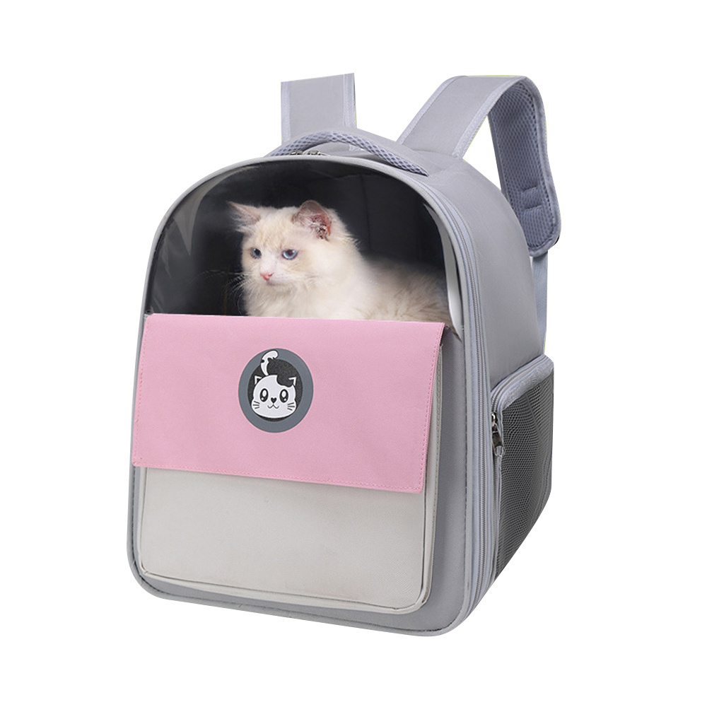 popular cat bag pet backpack go out portable clear space capsule pet bag go out cat supplies breathable backpack