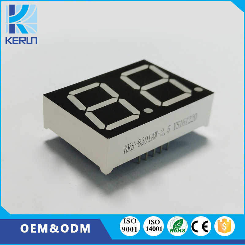 FND display 2 digits 0.8 inch 7 segment led number display