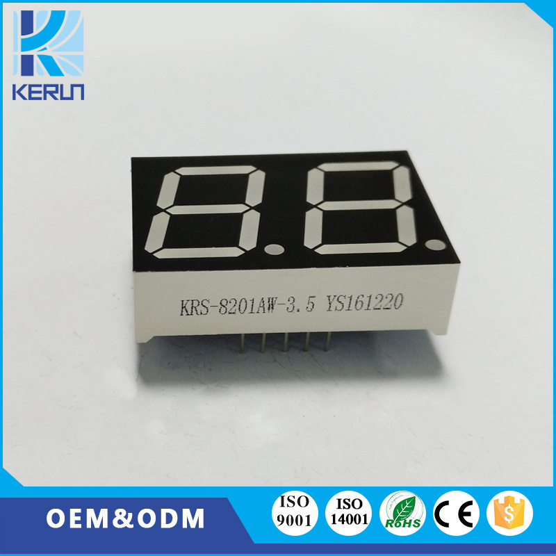 FND display 2 digits 0.8 inch 7 segment led number display