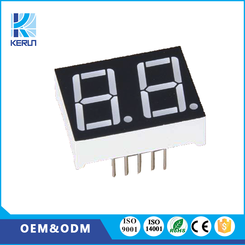 White color 0.56 inch 2 digit 7 segment led display small 7 segment led numeric display for indicator