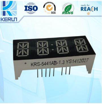 Factory custom high brightness white color 3 digit led alphanumeric display 14 segment 16 segment display