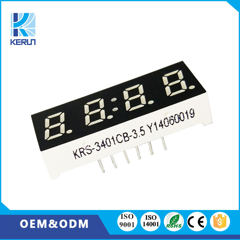 3461s KeRun free sample 7 segment 4 digit led display 0.36 inch 4 digit led nixie tube with red color