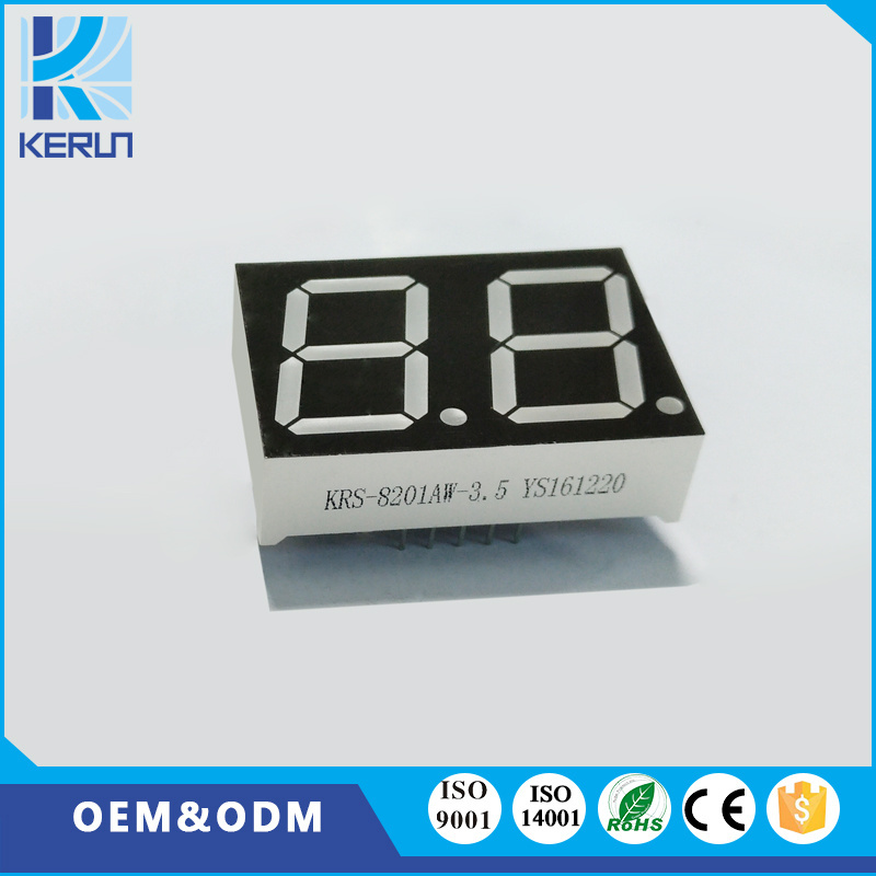 FND display 2 digits 0.8 inch 7 segment led number display