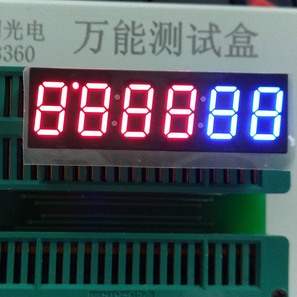 Red color FND CC/CA 0.56  inch 6 digital led 7 segment display for timer