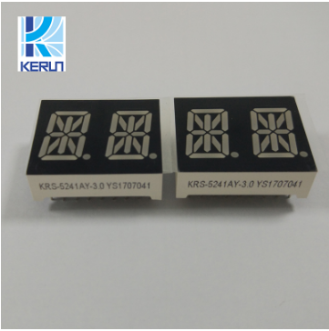 Factory custom high brightness white color 3 digit led alphanumeric display 14 segment 16 segment display