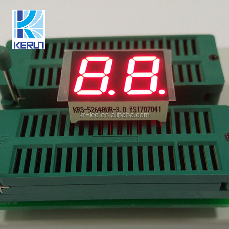 CC/CA led display yellow 0.56 inch 2 dual digit 7-segment led display 2 digit 0.56''