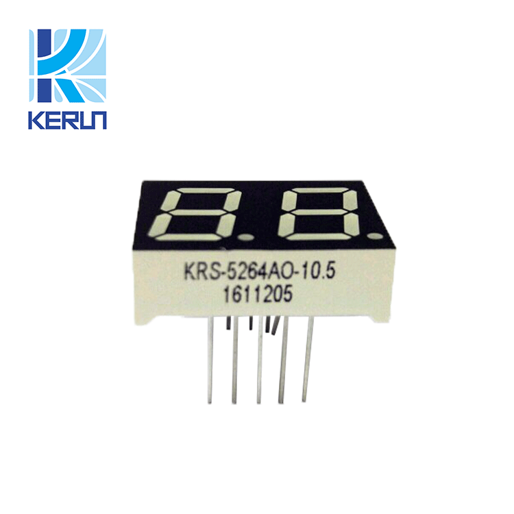 Hot sale common anode/cathode FND blue color 0.36 inch dual 2 digit 7 segment led display module seven segment display