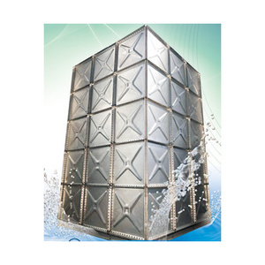 2022 Hot Sale Korea GRP Stainless Steel Hot Dipped Galvanized Steel Water Tank Factory wholesale at low price