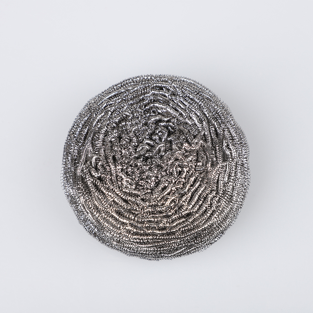 Steel Wool Scrubber Jumbo Cleaning Ball 0.23mm Stainless Steel Scouring Pad Metal Scourer Sponge