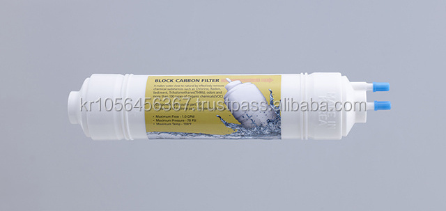 Low Price Other Water Filters Block Carbon Water Filter Cartridge Made in Korea Easy to Install Good Performance